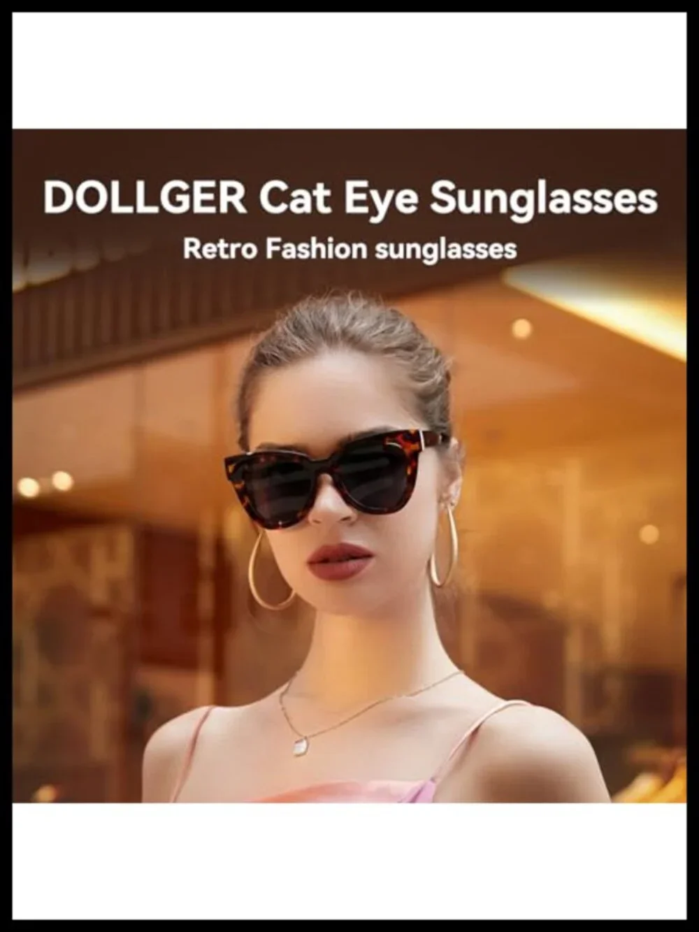 Vintage Cat Eye Sunglasses Women Men UV400 Protection Retro Square Tortoise